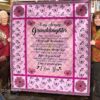 Quilt  Granddaughter Grandma  My Amazing Granddaughter Listen To Your Heart  Quilt